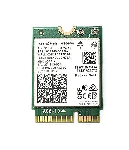 Intel AC 9560 CNVio PC Legacy WiFi Adapter | Dual-Band 5 802.11ac | MUp to 1.73 Gbps | Bluetooth 5.1 Compatible | Designed for 8th-9th Gen